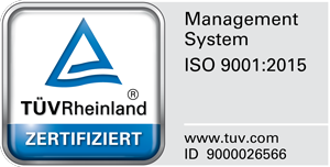 TÜV Rheinland ISO 9001:2015 – Management System