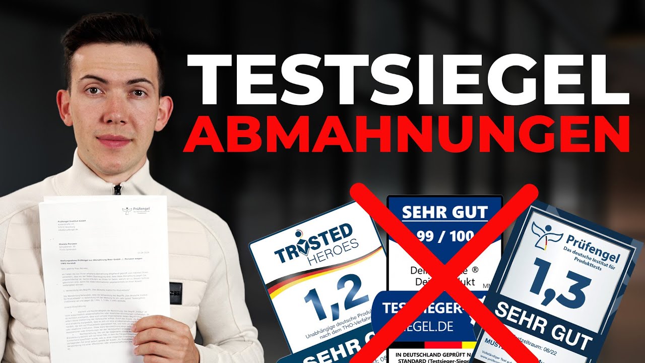 Amazon FBA: Testsiegel werden abgemahnt (so schützt du dich als Seller)